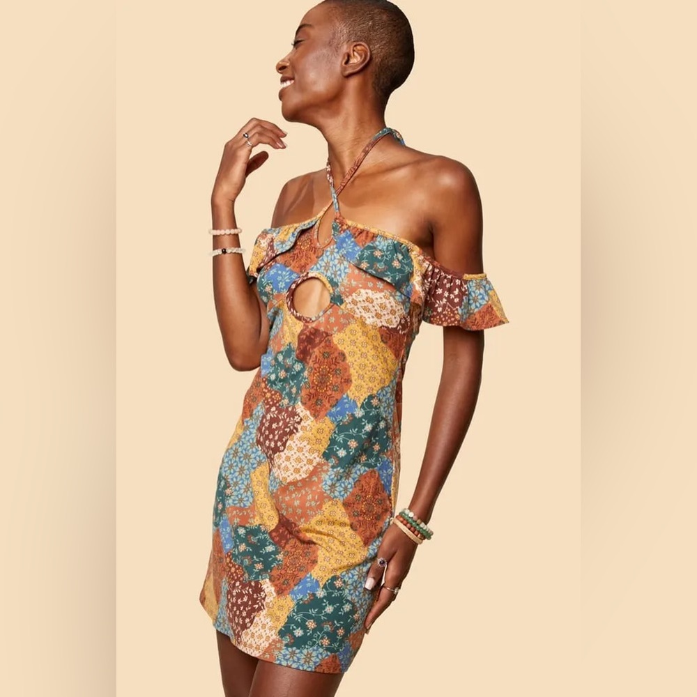 Earthbound Patchwork Dress